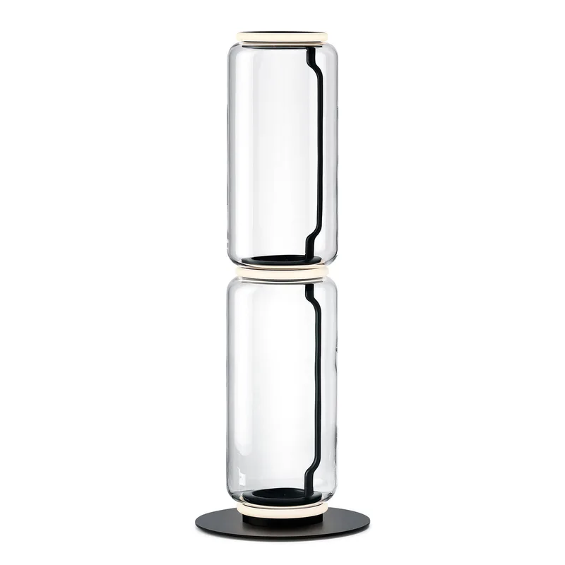 Noctambule F2 vloerlamp High Cylinder - FLOS - Woonkamer - Designer - Glas - Meerdere lampen von FLOS – Produktfoto