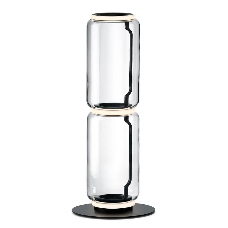 Noctambule F2 vloerlamp Low Cylinder - FLOS - Woonkamer - Designer - Glas - Meerdere lampen von FLOS – Produktfoto