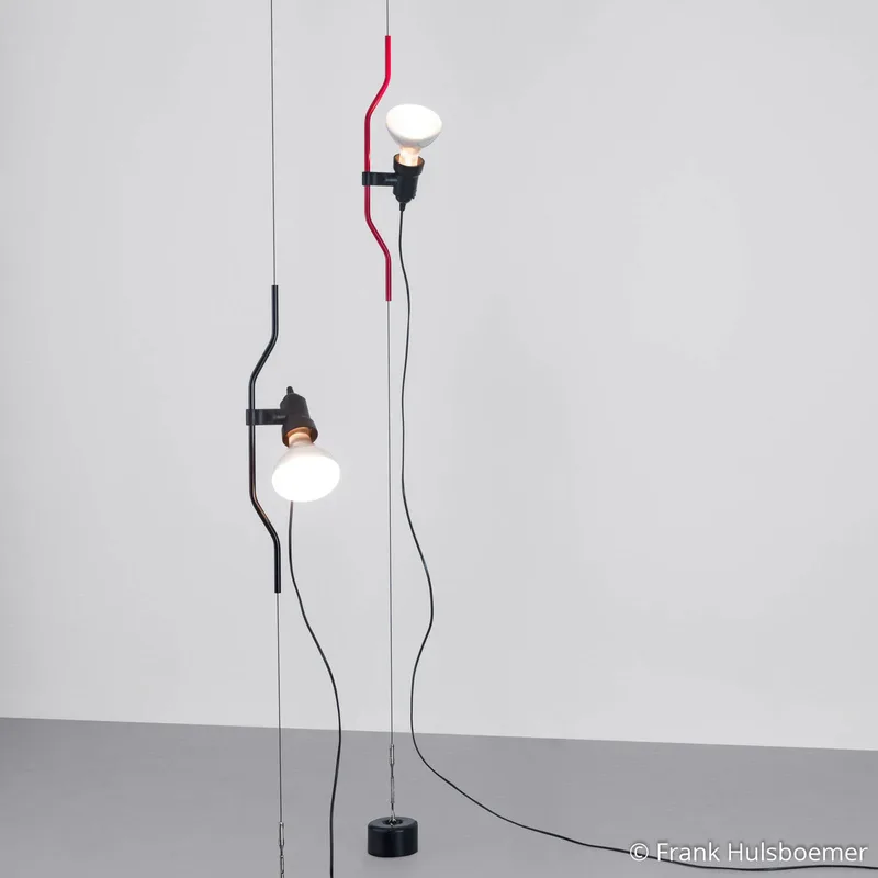 Parentesi hanglamp zwart zonder dimmer - FLOS - Woonkamer - Designer - Metaal - 1 lamp von FLOS – Produktfoto