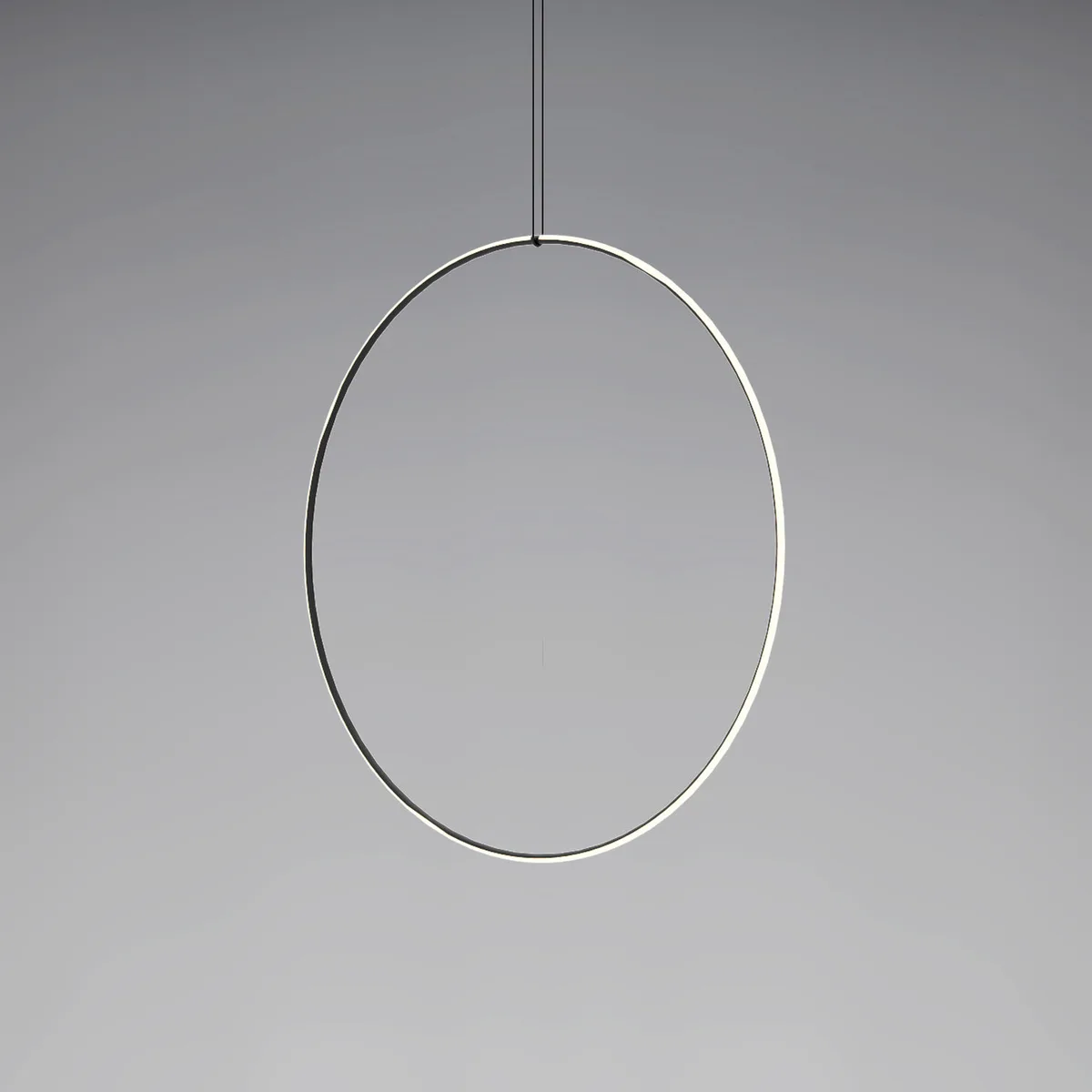 Pendelleuchte Arrangements - Schwarz - bemaltes Aluminium - Designer Michael Anastassiades från Flos – produktbild