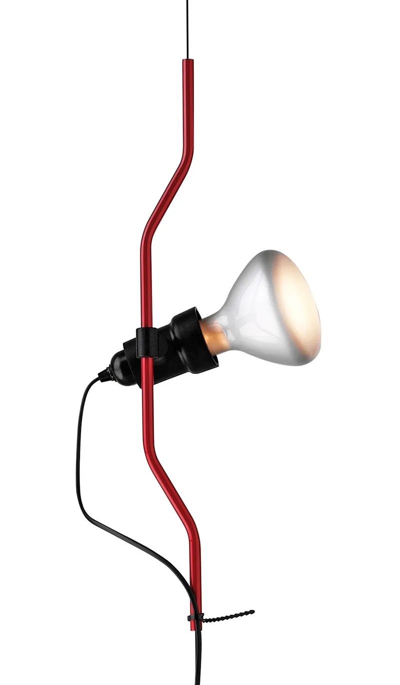 Reserveonderdeel voor hanglamp Parentesi, zonder dimmer, rood - Flos - Metaal von FLOS – Produktfoto
