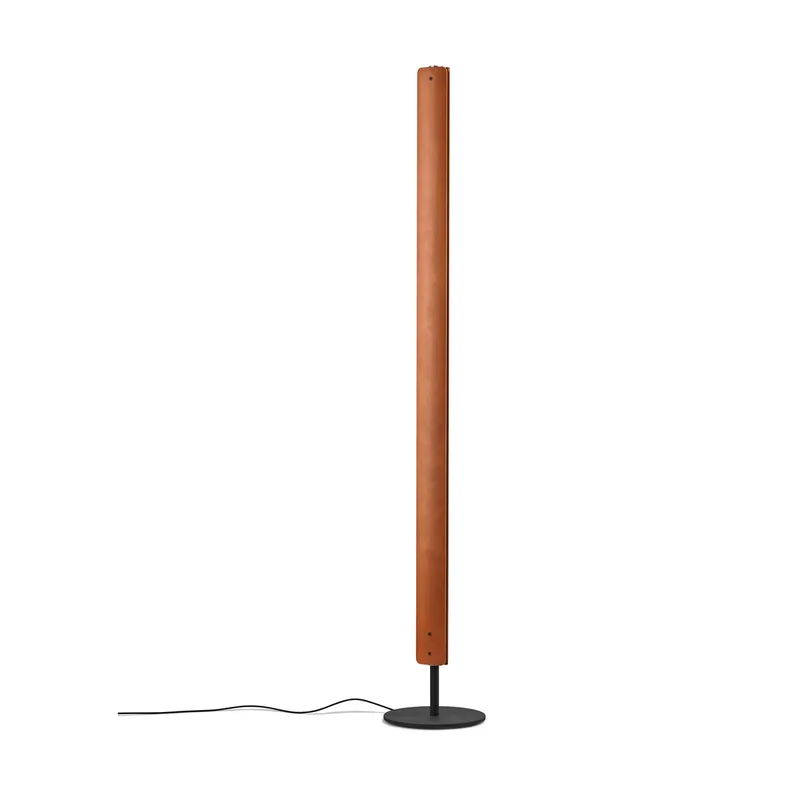 Seki-han Stehleuchte 226 cm Heat treatened ash-black metal von Flos – Produktfoto