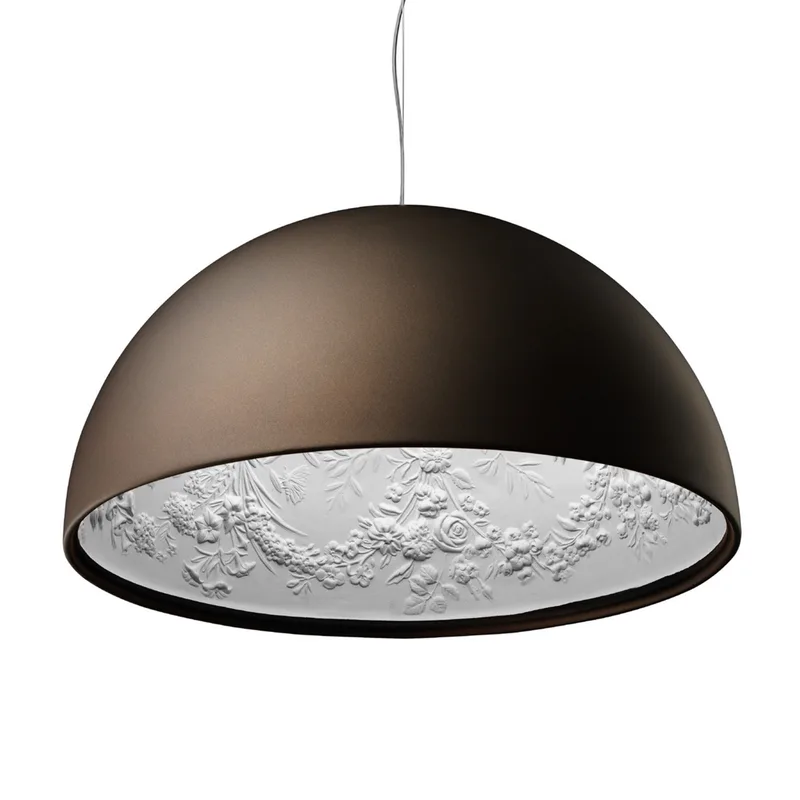 Skygarden P1 Hanglamp Bruin - Flos - Woonkamer - Designer - Gips / Klei - 1 lamp by FLOS – product photo