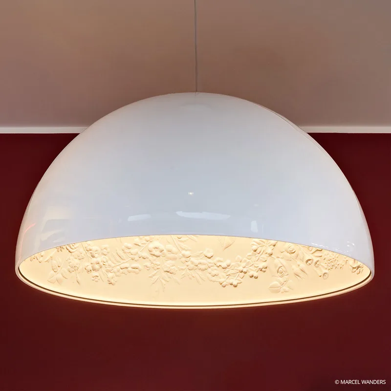 Skygarden P1 Hanglamp Wit - Flos - Woonkamer - Designer - Gips / Klei - 1 lamp van FLOS – productfoto