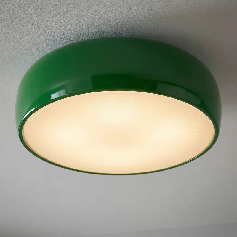Smithfield C plafondlamp groen - FLOS - Woonkamer - Designer - Metaal - Rond von FLOS – Produktfoto