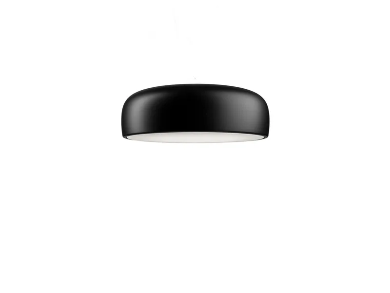 Smithfield C Pro Plafondlamp Zwart - Flos - Woonkamer - Designer - Metaal - Rond von FLOS – Produktfoto
