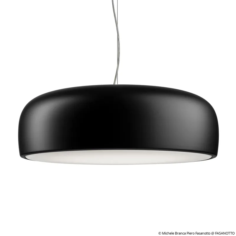 Smithfield S Pro Hanglamp Mat Zwart - Flos - Woonkamer - Designer - Metaal - 1 lamp von FLOS – Produktfoto