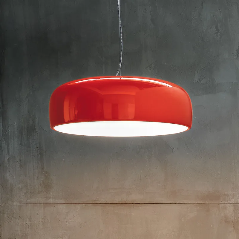 Smithfield S Pro hanglamp Red - FLOS - Woonkamer - Designer - Metaal - 1 lamp von FLOS – Produktfoto