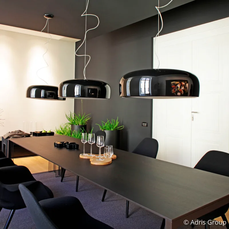 Smithfield S Pro Hanglamp Zwart - Flos - Woonkamer - Designer - Metaal - 1 lamp von FLOS – Produktfoto