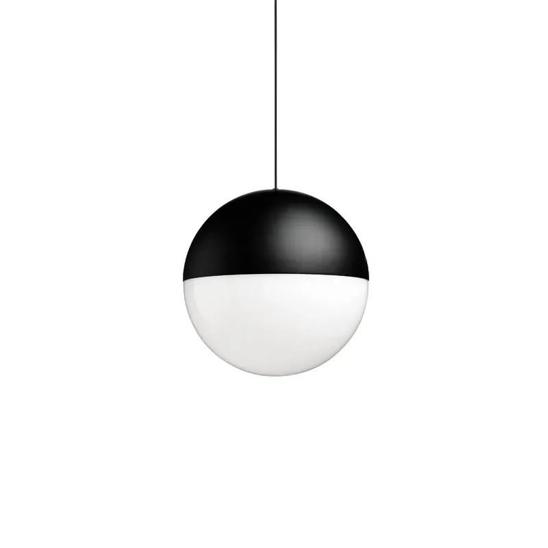 String Light Sphere Pendelleuchte Schwarz, 22 m Kabel by FLOS – product photo