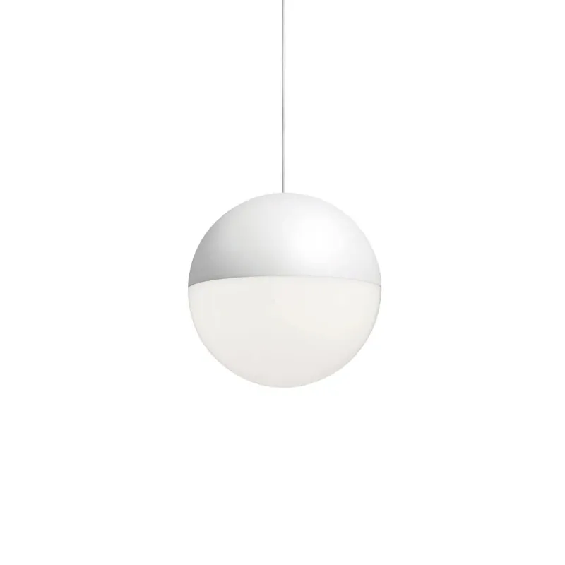 String Light Sphere Pendelleuchte Weiß, 22 m Kabel by FLOS – product photo