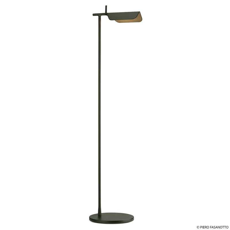 Tab F LED vloerlamp Mat donkergroen - FLOS - Woonkamer - Designer - Metaal - 1 lamp by FLOS – product photo