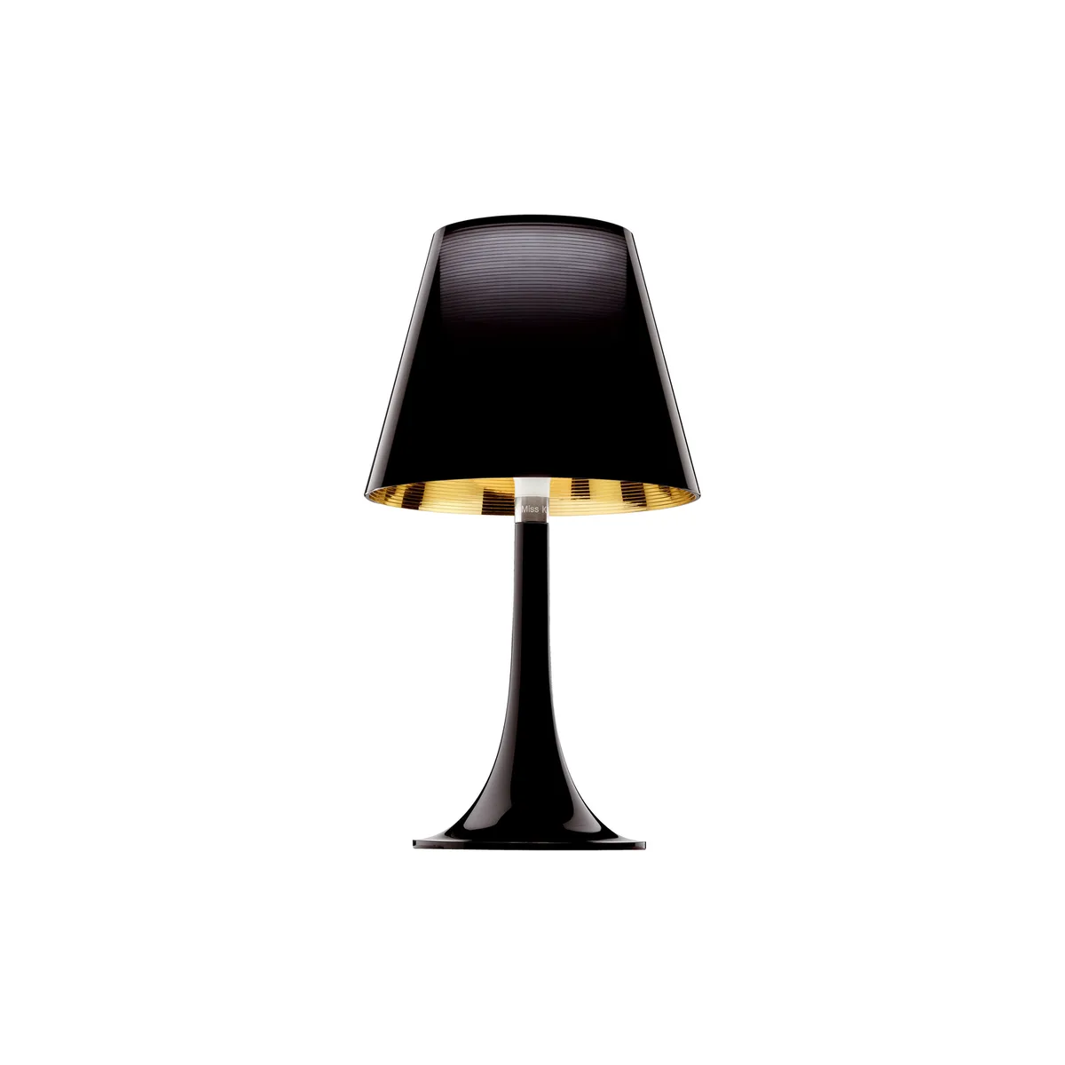 Tischleuchte Miss K - Schwarz - Polykarbonat - Designer Philippe Starck van Flos – productfoto