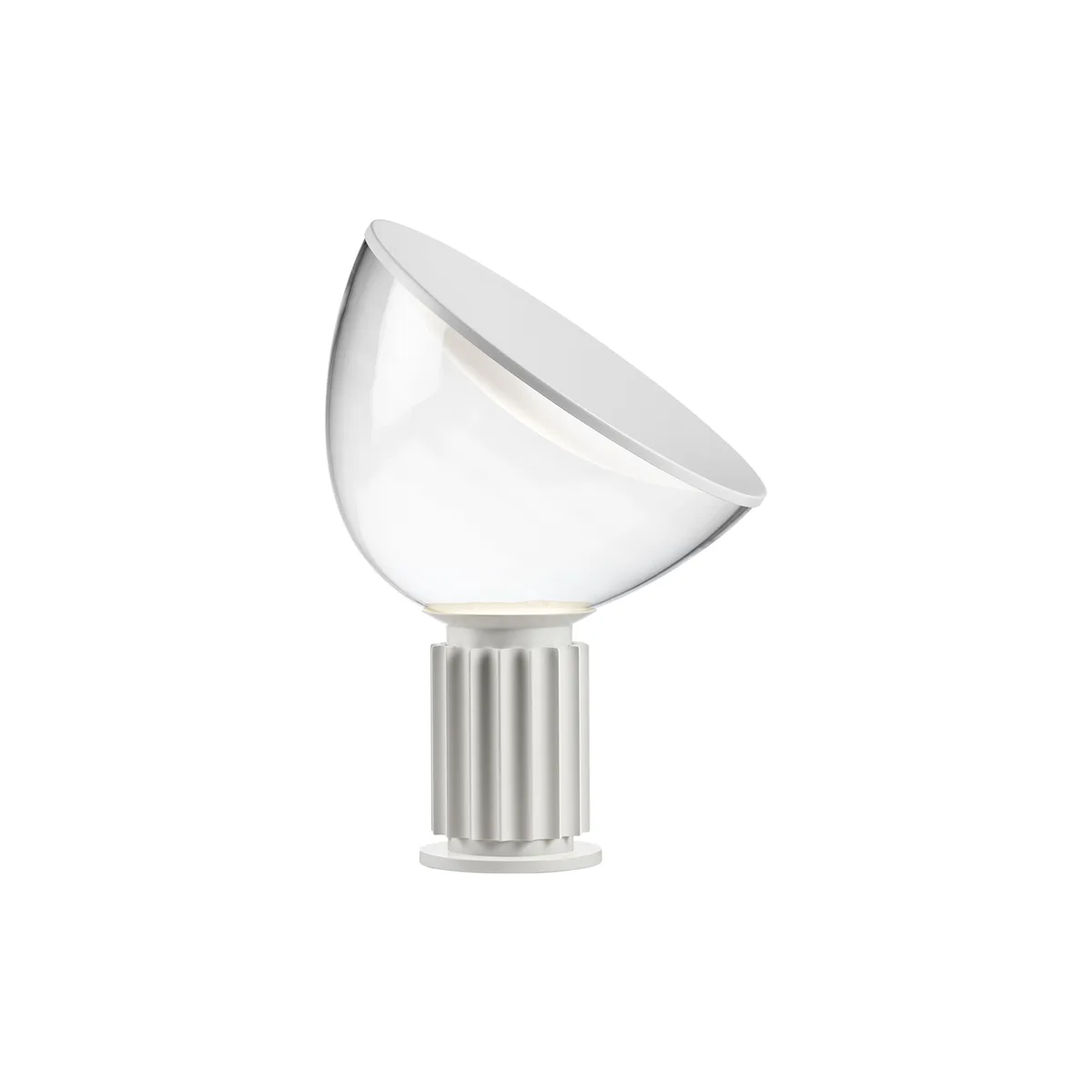 Tischleuchte Taccia - Weiß - geblasenes Glas - Designer Pier Giacomo Castiglioni de Flos – photo du produit