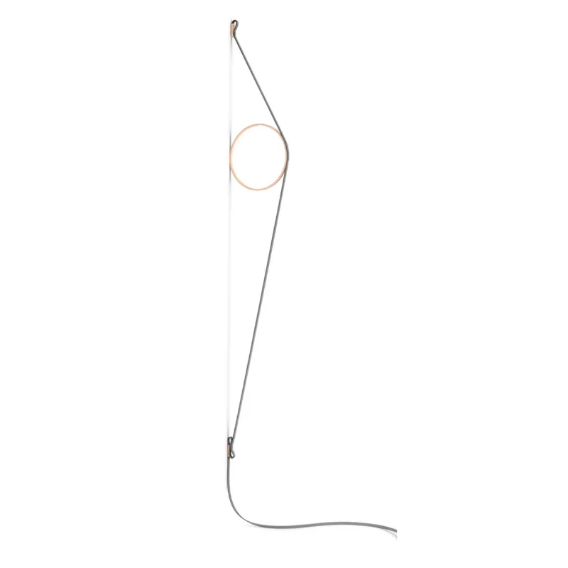 Wirering Wandlamp Gray/Goud - Flos - Woonkamer - Aluminium de FLOS – photo du produit