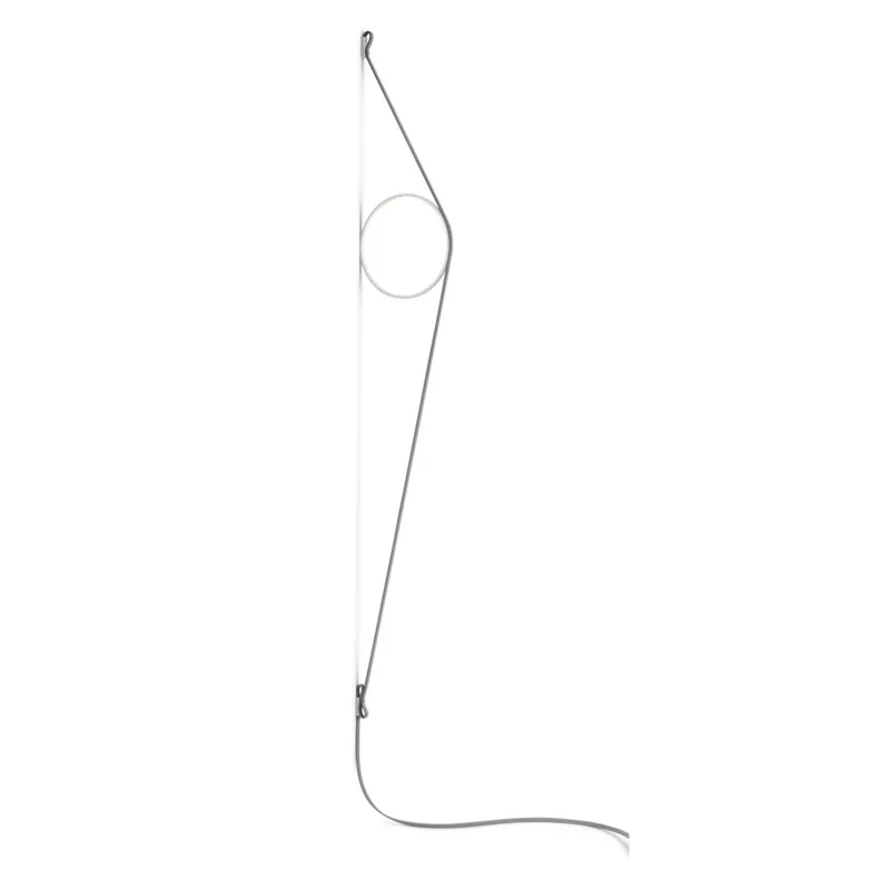 Wirering Wandlamp Grijs/Wit - Flos - Woonkamer - Aluminium by FLOS – product photo