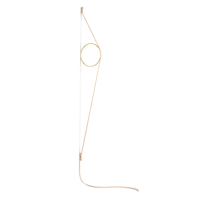 Wirering Wandlamp Pink/Goud - Flos - Woonkamer - Aluminium by FLOS – product photo