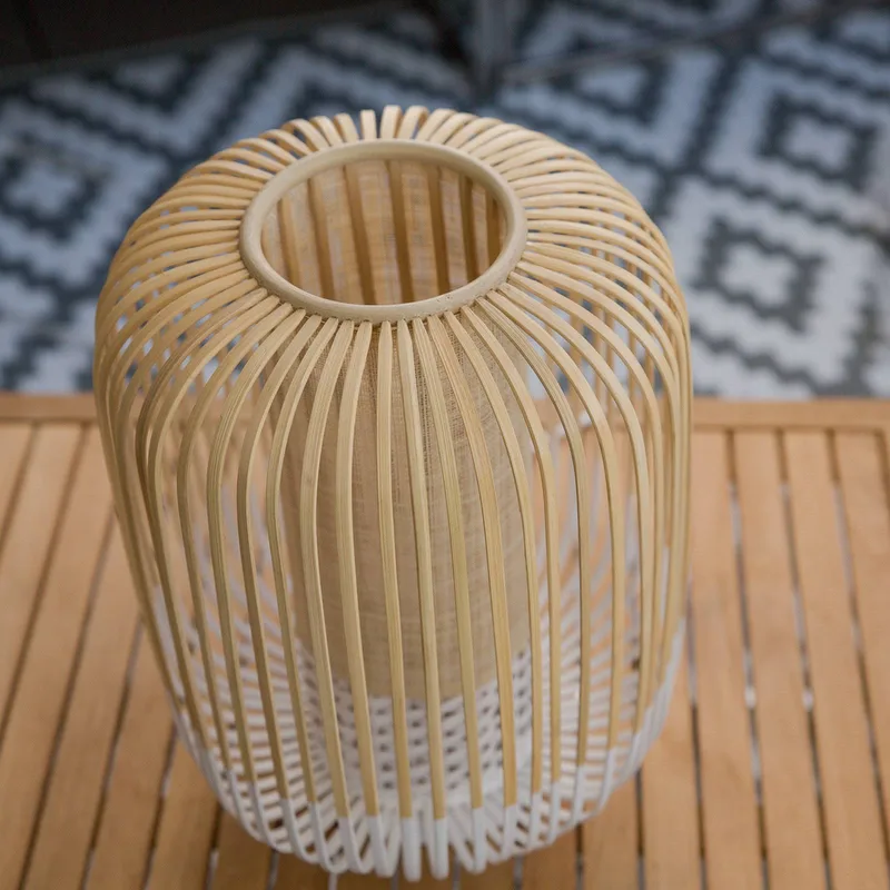 Bamboo Light M tafellamp 39 cm från Forestier i Vit – produktbild