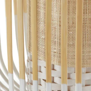Bamboo Light M tafellamp 39 cm van Forestier in Wit – productfoto 3 van 5