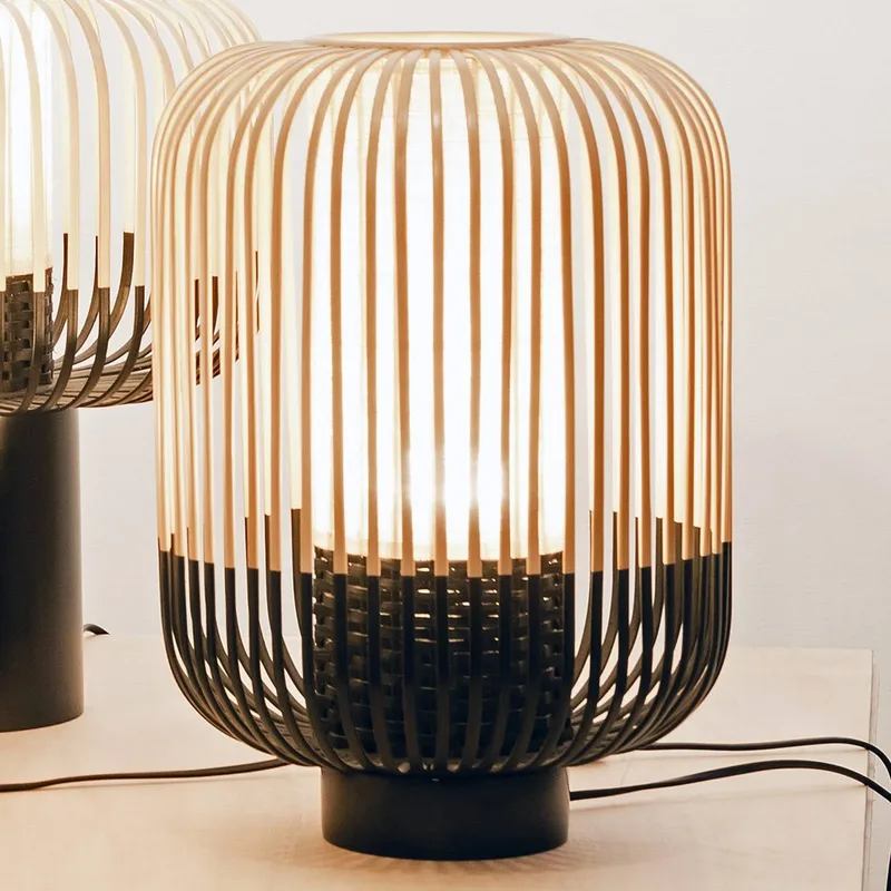 Bamboo Light M tafellamp 39 cm by Forestier in Black – product photo