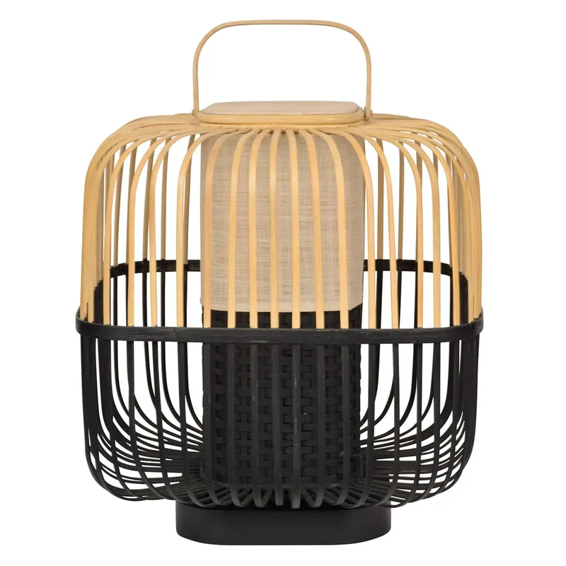 Bamboo Square M tafellamp in van Forestier in Zwart – productfoto