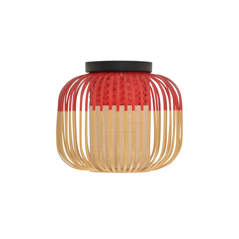 Bamboo XS plafondlamp, rood, Ø 27 cm by Forestier – product photo