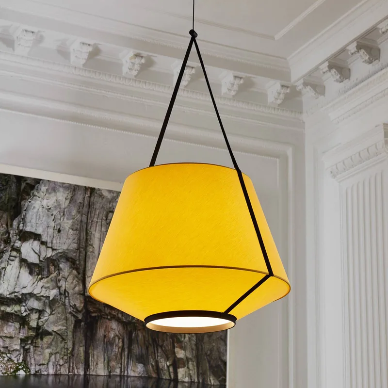 Carrie M hanglamp de Forestier en Jaune – photo du produit