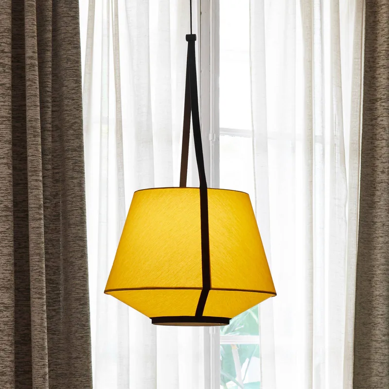 Carrie S hanglamp, curry de Forestier en Jaune – photo du produit