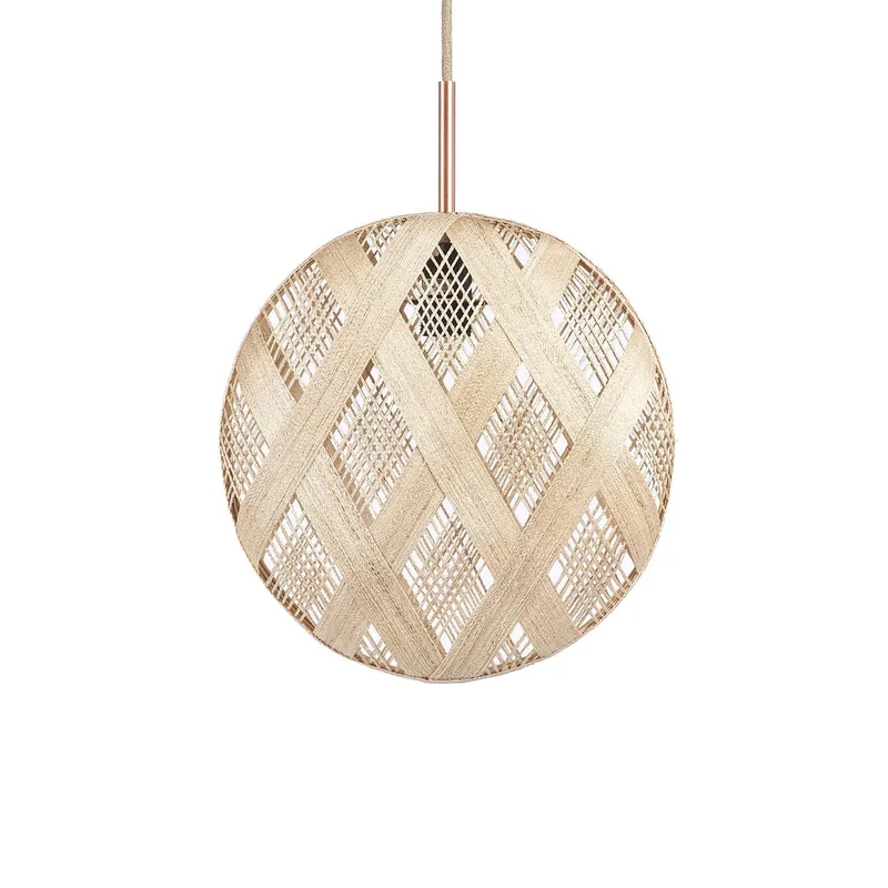 Chanpen M diamant hanglamp, naturel von Forestier in Beige – Produktfoto