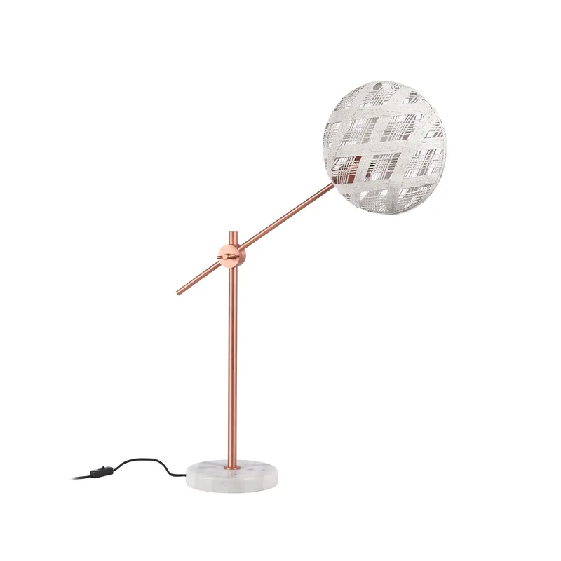 Chanpen M tafellamp, koper/wit, H 80 cm by Forestier – product photo