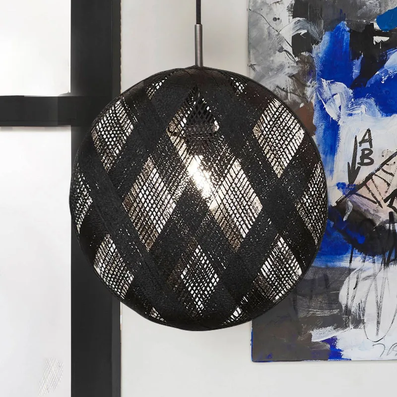 Chanpen M zeshoekige hanglamp by Forestier in Black – product photo