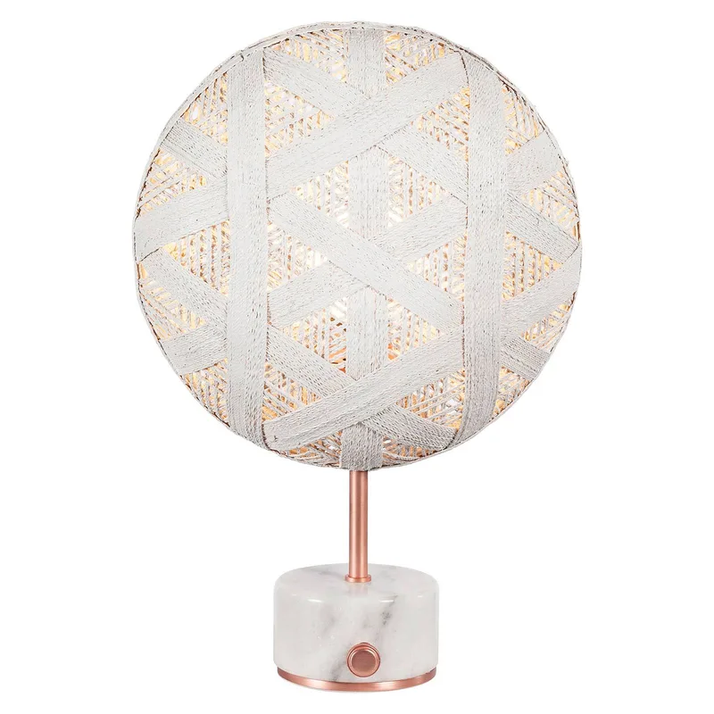 Chanpen S Hexagonal tafel koper/wit by Forestier in White, Copper – product photo