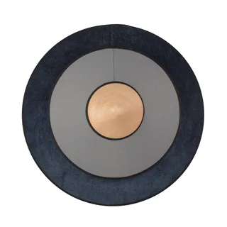 Cymbal S LED wandlamp, middernacht van Forestier in Donkerblauw, Wit, Hout licht – productfoto 2 van 2