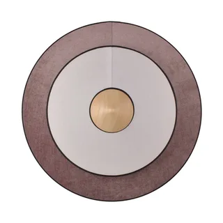 Cymbal S LED wandlamp, poederroze by Forestier in Pink, White, Hout licht – product photo 2 of 2