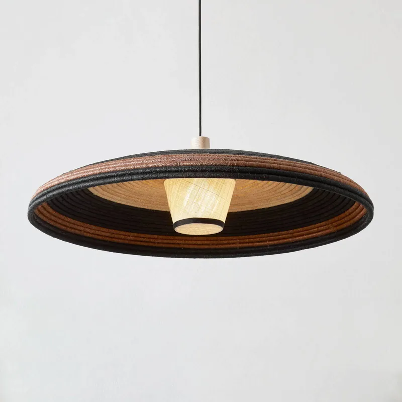 Grass hanglamp L, bruin by Forestier in Brown, Black, Beige – product photo