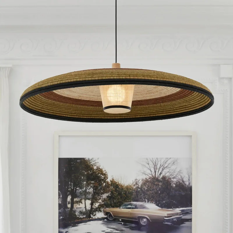Grass hanglamp XL, groen by Forestier in Green, Brown, Beige – product photo