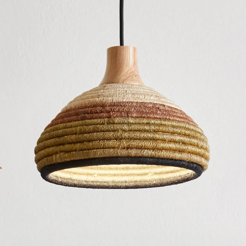 Grass hänglampa XS, grön från Forestier i Grön, Brun, Beige – produktbild