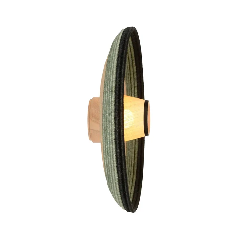 Grass M wandlamp, blauw by Forestier in Blue, Beige – product photo