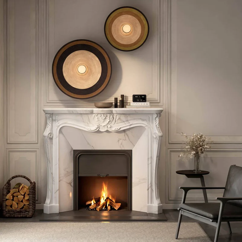Grass M wandlamp, groen by Forestier in Green, Beige – product photo