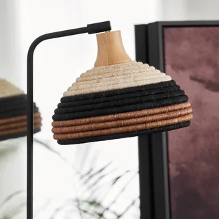 Grass tafellamp, bruin de Forestier en Marron, Beige, Hout licht – photo du produit 2 sur 5
