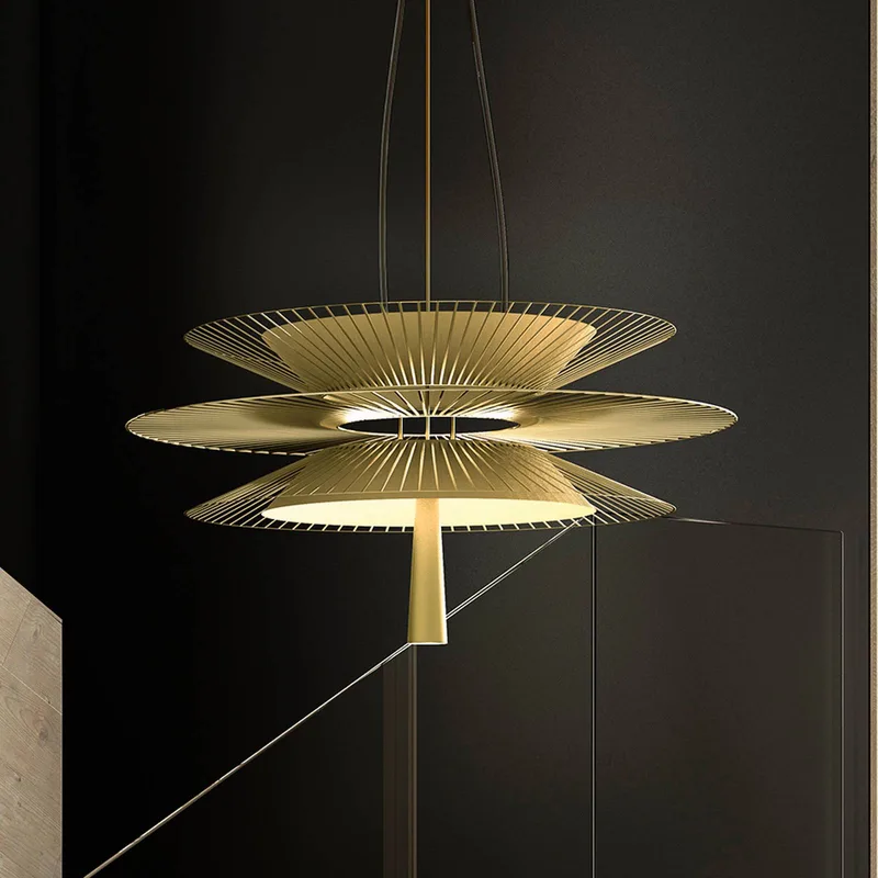 Gravity 2 hanglamp Ø68cm van Forestier in Crème – productfoto