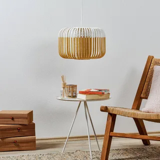 hanglamp Bamboo S, Ø 35 cm van Forestier in Wit – productfoto 3 van 5