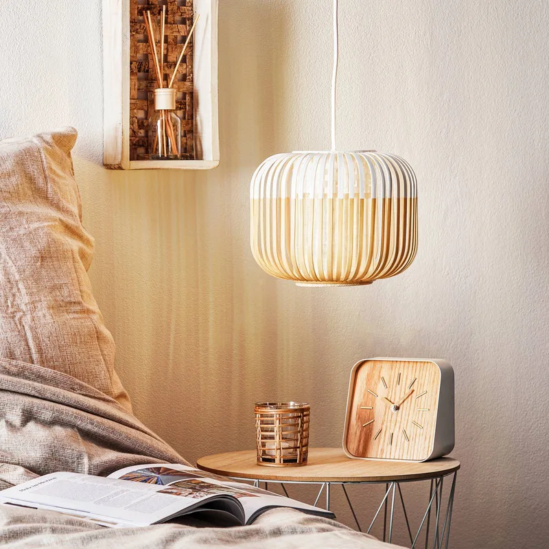 hanglamp Bamboo XS, Ø 27 cm från Forestier i Vit – produktbild 2 av 5