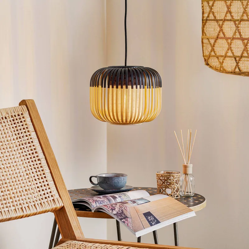 hanglamp Bamboo XS, Ø 27 cm by Forestier in Black – product photo 2 of 5