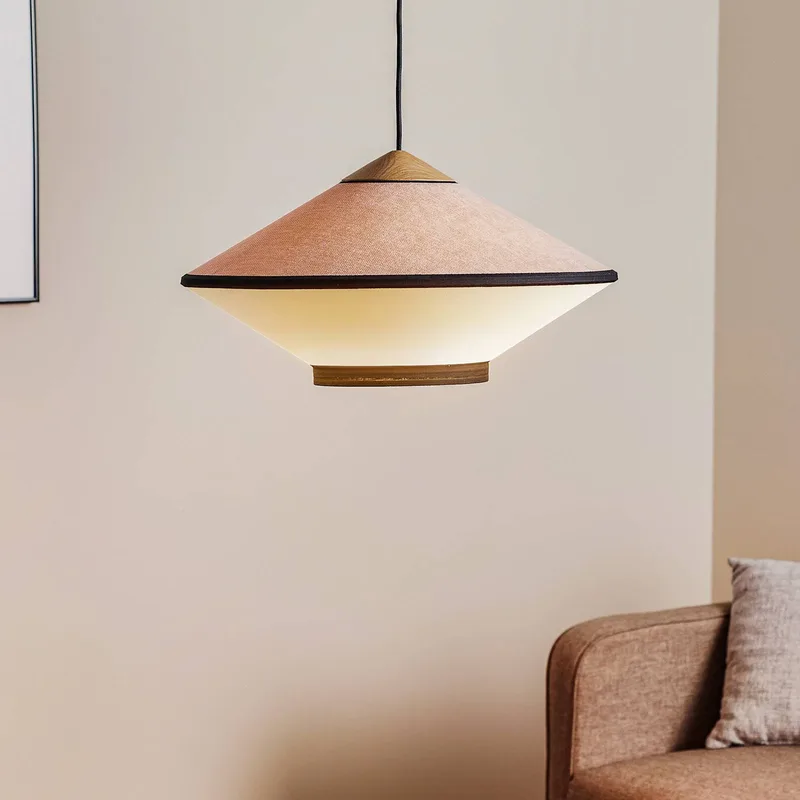 hanglamp Cymbal S, naturel, Ø 50 cm, E27 by Forestier in Natural – product photo
