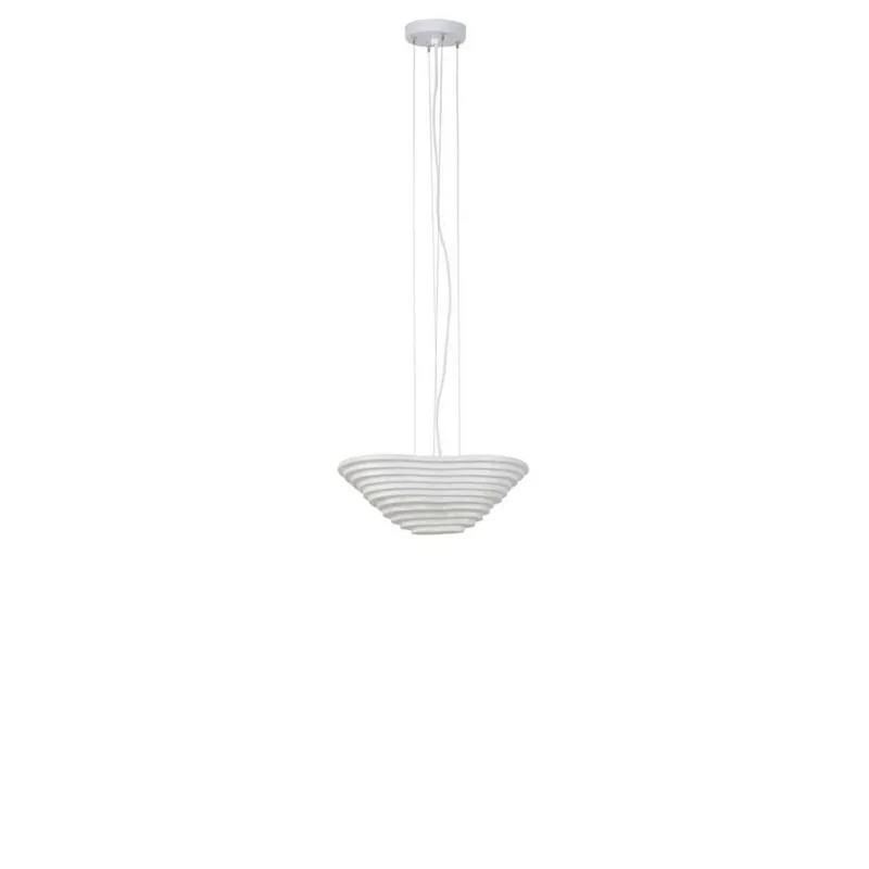 Nebulis hanglamp XS, lengte 40 cm, wit, zijde by Forestier – product photo