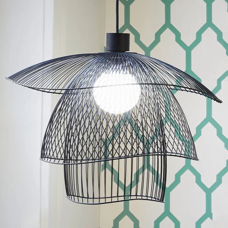Papillon S hanglamp 56 cm by Forestier in Black – product photo