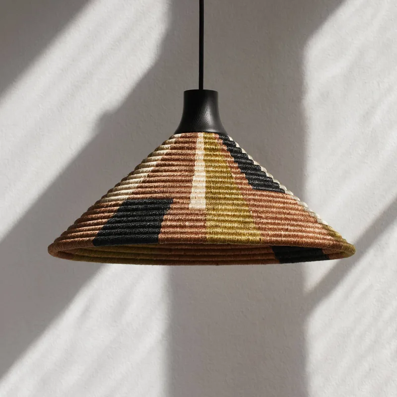 Parrot hanglamp S, bruin by Forestier in Brown, Green, Black – product photo