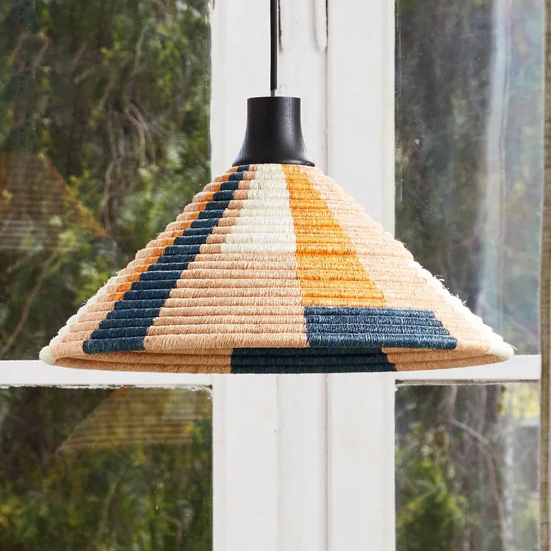 Parrot hanglamp XS, zandkleurig by Forestier in Zand, Black, Multicolour – product photo