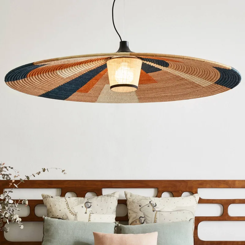Parrot hanglamp XXL, zandkleurig by Forestier in Zand, Blue, Beige – product photo